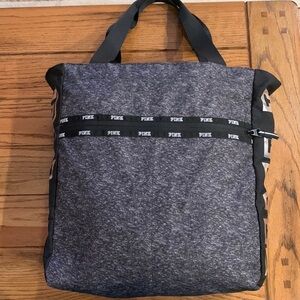 PINK Victoria’s Secret weekender tote bag